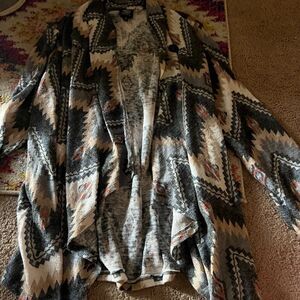 Bobeau 1x tribal cardigan